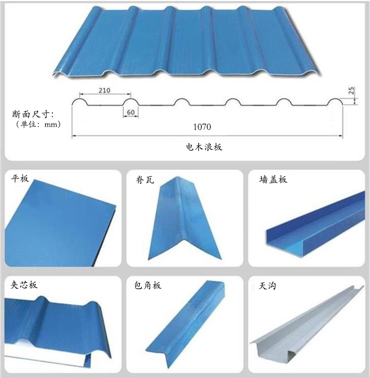 电木浪板配套设施